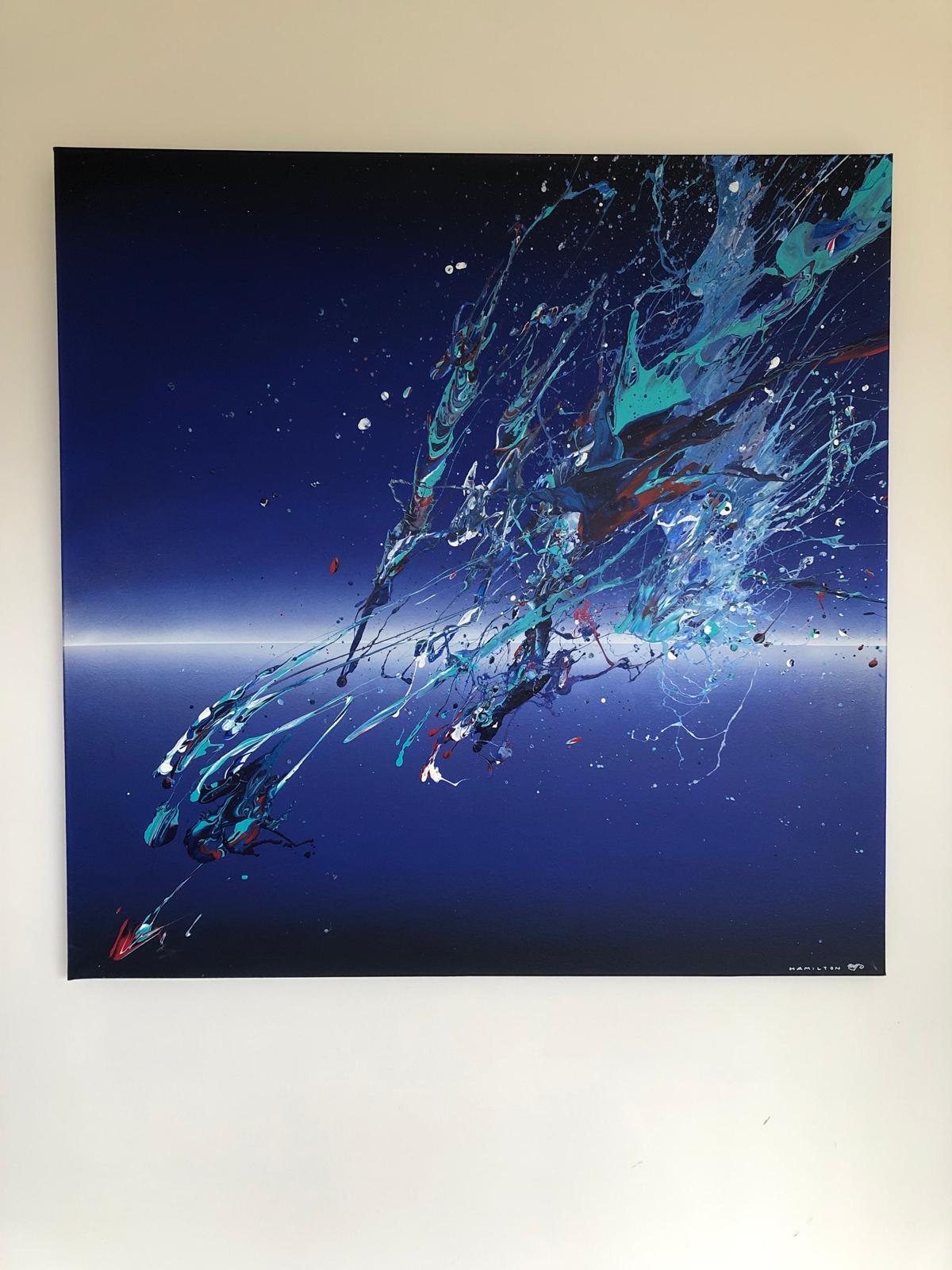 'Amplitude' 2024 Acrylic on canvas 39 x 39 inches (100cms x 100cms)