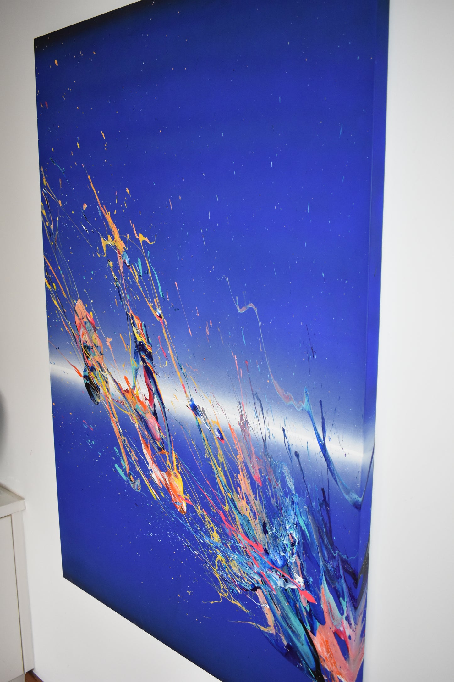 'Amplitude .2'  2024 acrylic on canvas 120 x 100cms (39'' x 47'')