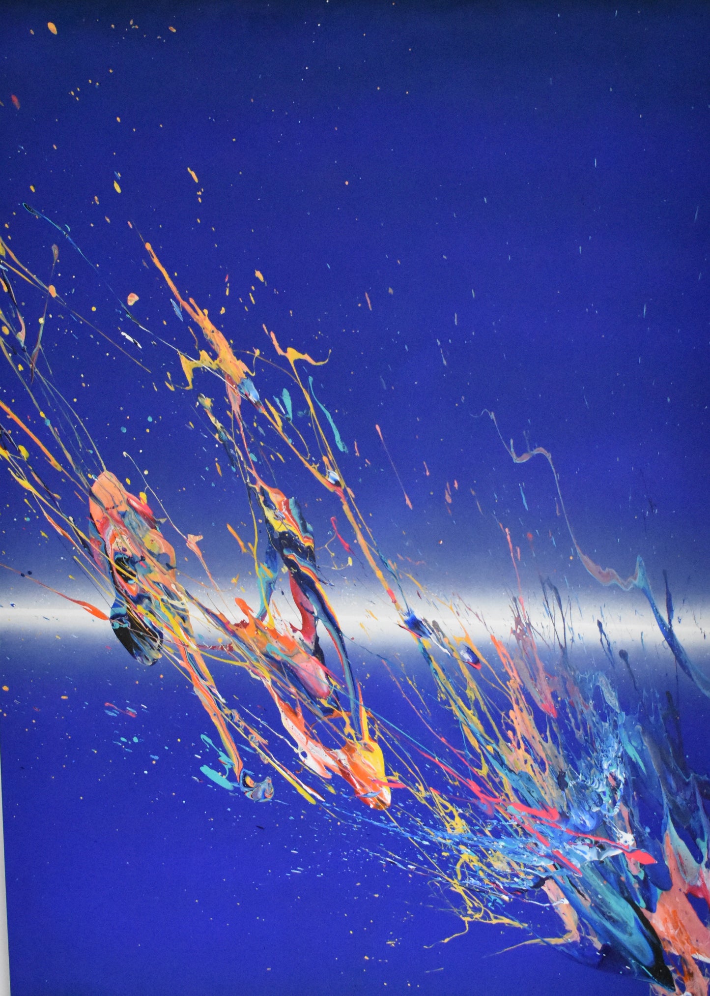 'Amplitude .2'  2024 acrylic on canvas 120 x 100cms (39'' x 47'')