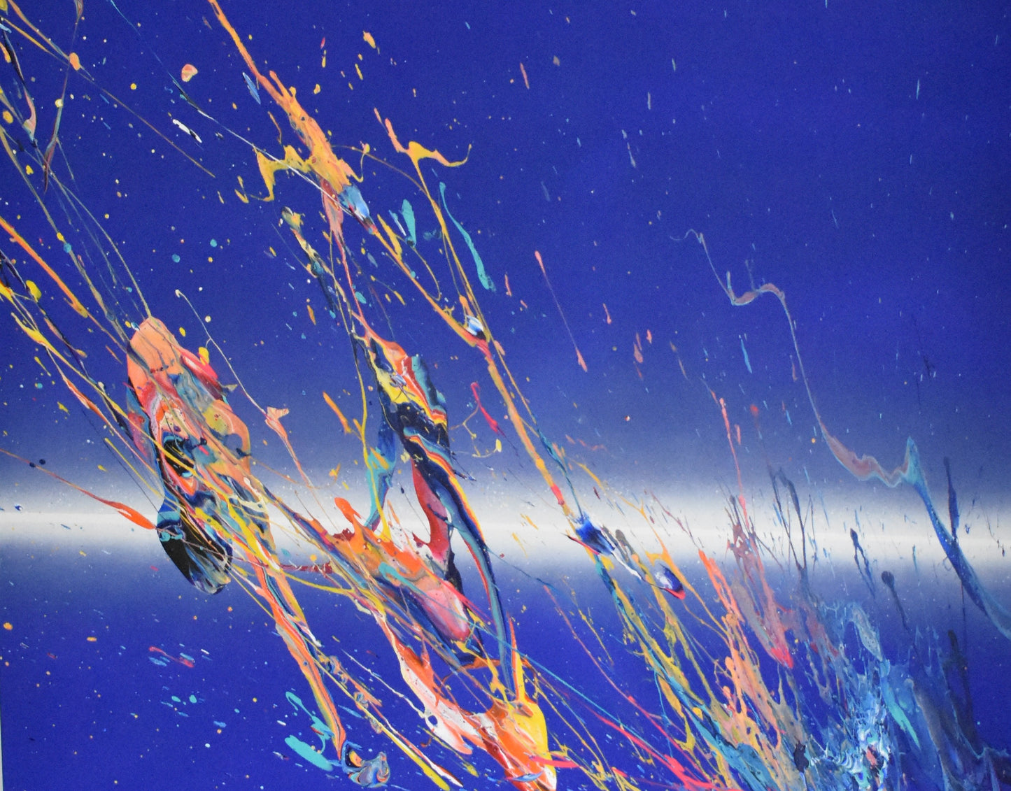 'Amplitude .2'  2024 acrylic on canvas 120 x 100cms (39'' x 47'')