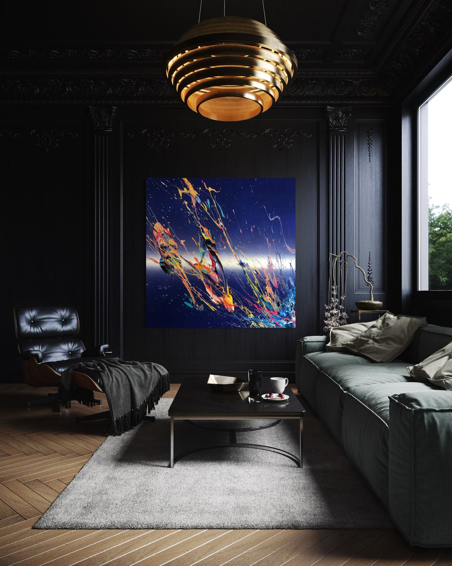 'Amplitude .2'  2024 acrylic on canvas 120 x 100cms (39'' x 47'')