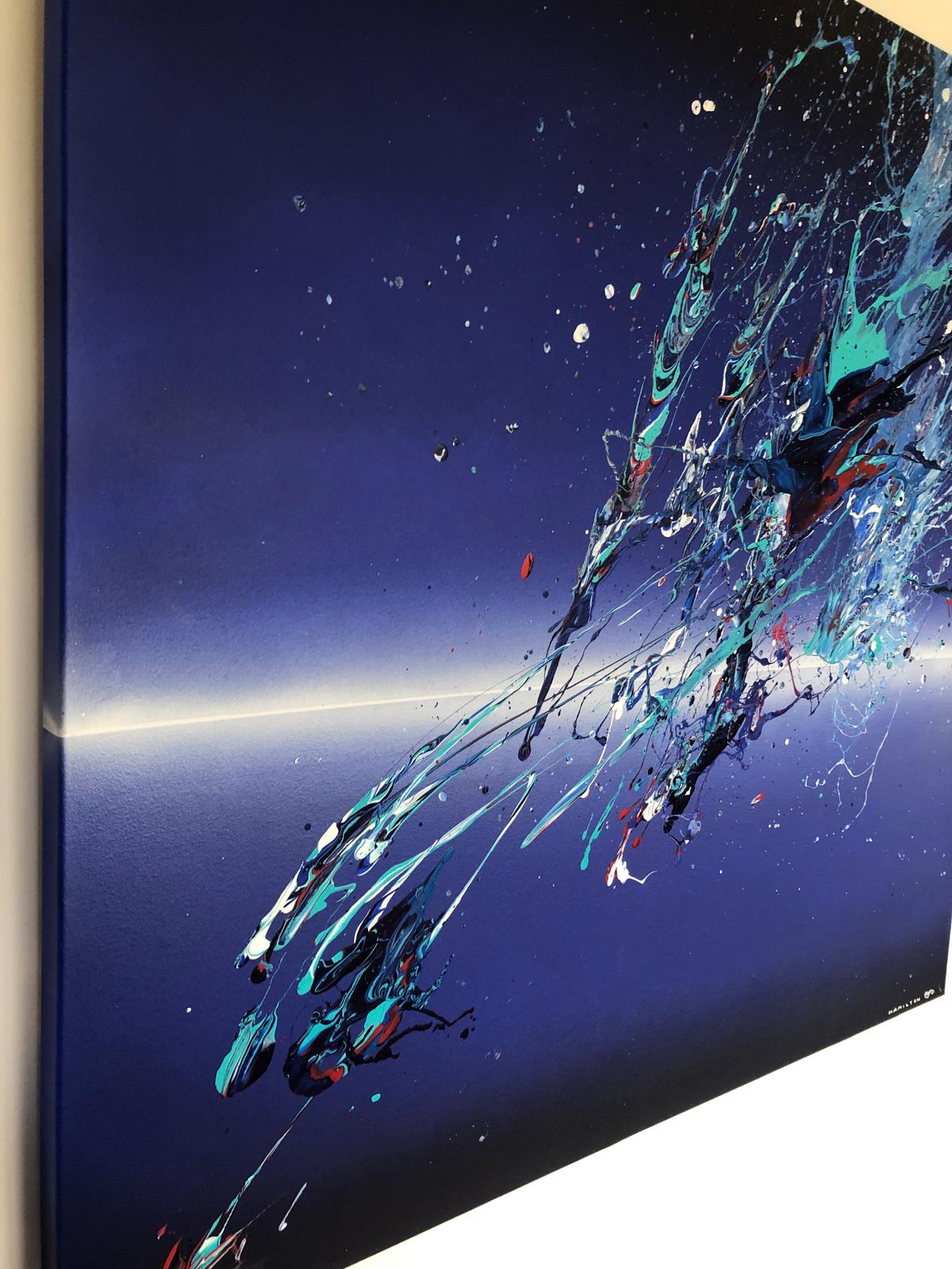 'Amplitude' 2024 Acrylic on canvas 39 x 39 inches (100cms x 100cms)