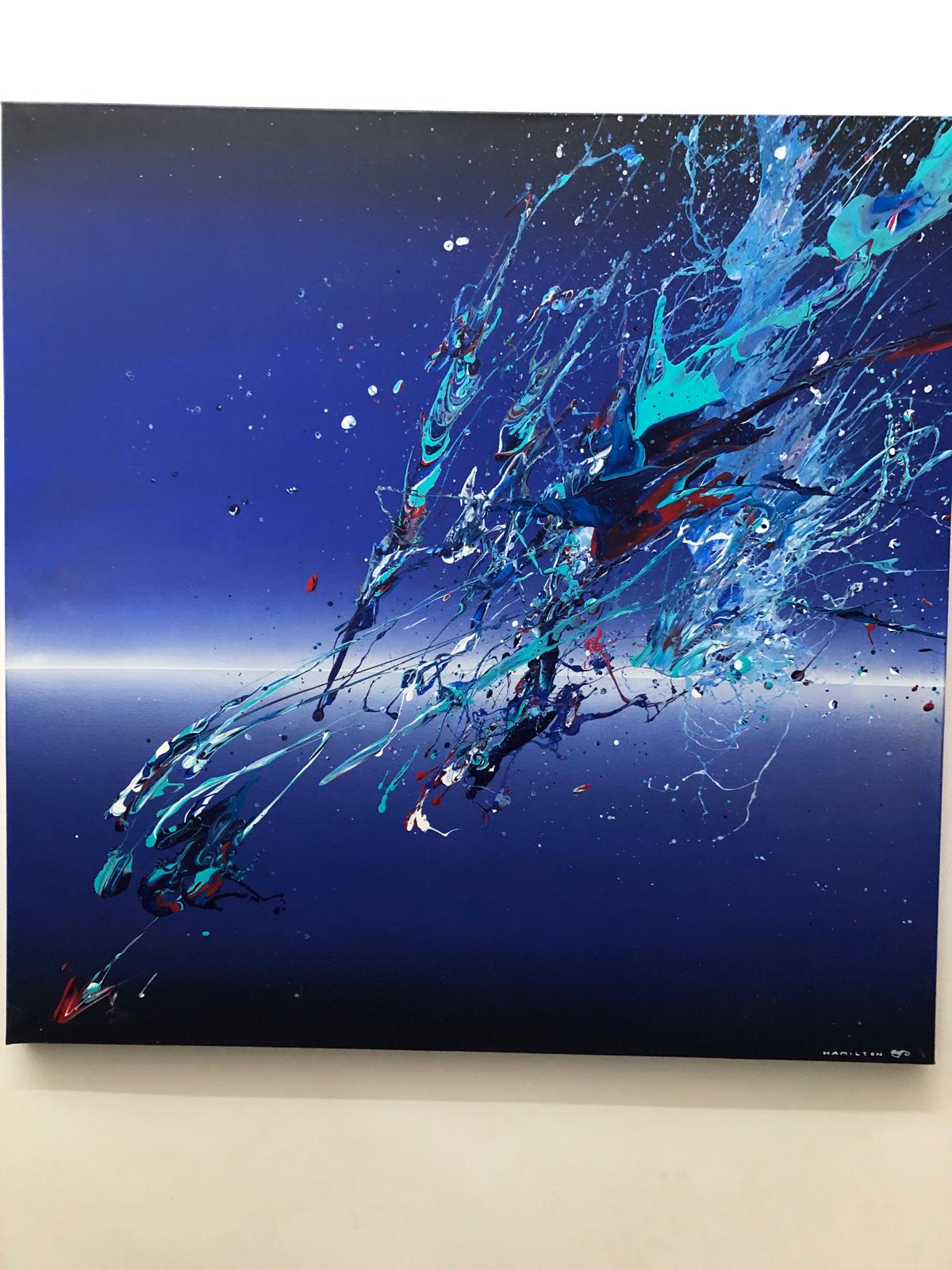 'Amplitude' 2024 Acrylic on canvas 39 x 39 inches (100cms x 100cms)