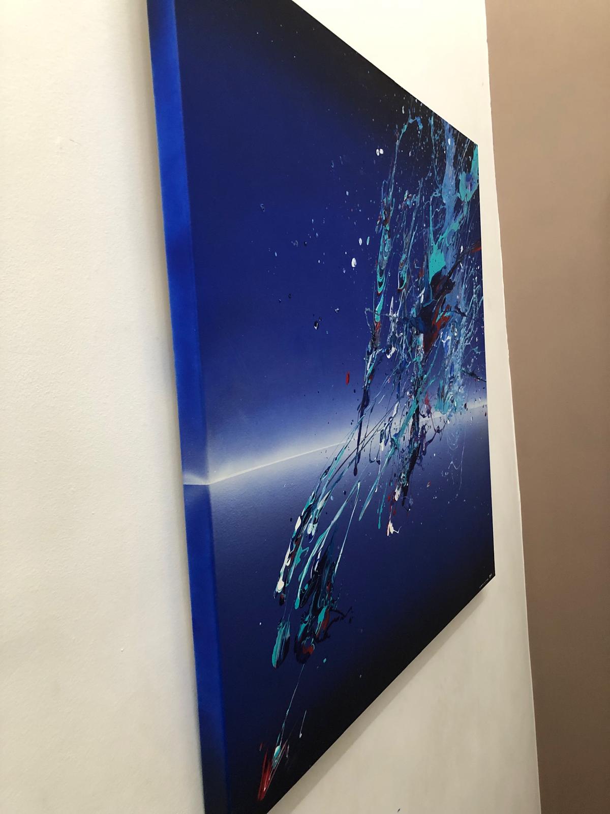 'Amplitude' 2024 Acrylic on canvas 39 x 39 inches (100cms x 100cms)