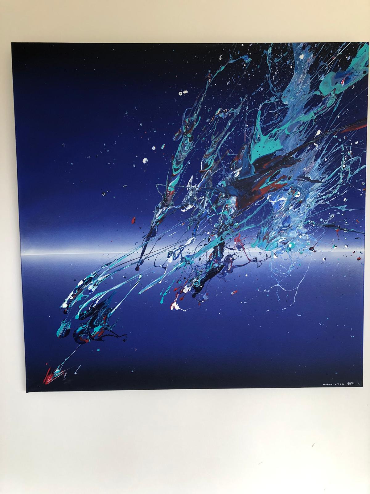 'Amplitude' 2024 Acrylic on canvas 39 x 39 inches (100cms x 100cms)