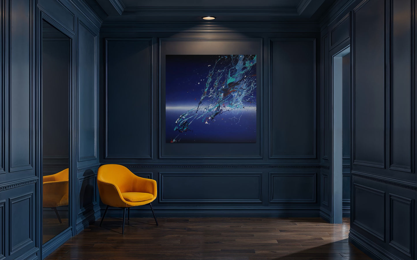 'Amplitude' 2024 Acrylic on canvas 39 x 39 inches (100cms x 100cms)