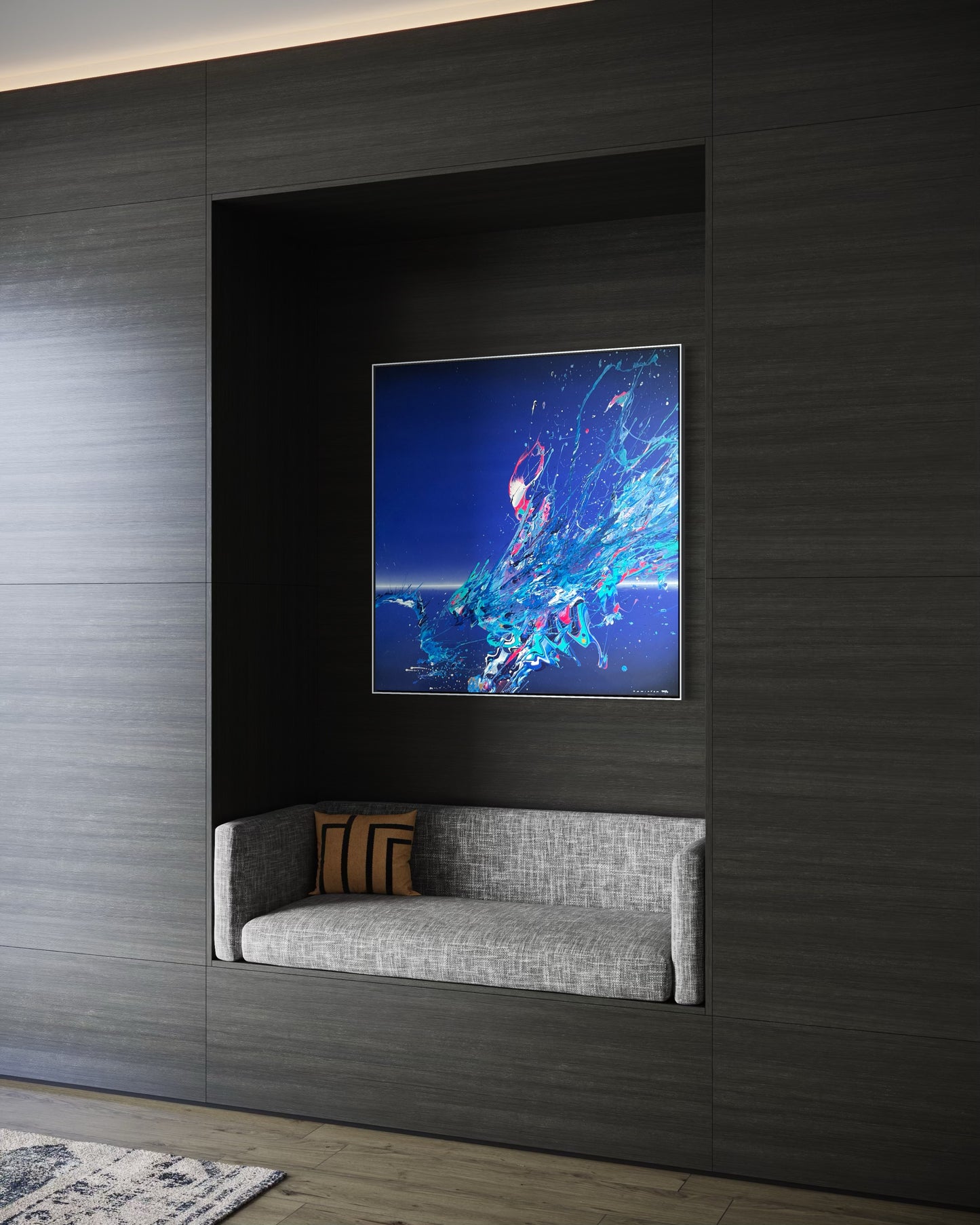 'Amplitude .3' 2024  100 x 100cms (39 x 39 inches)