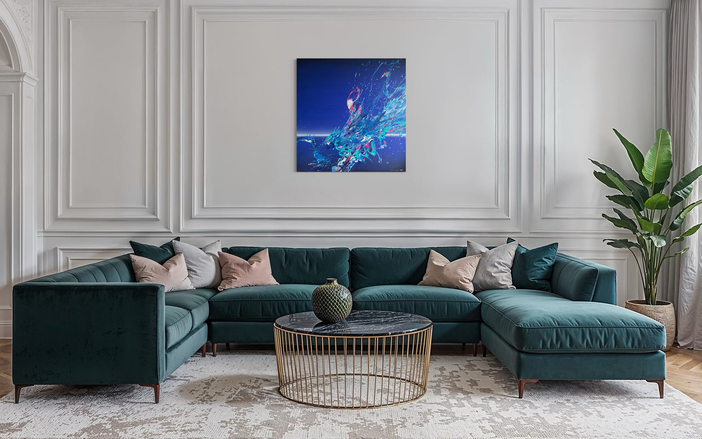 'Amplitude .3' 2024  100 x 100cms (39 x 39 inches)